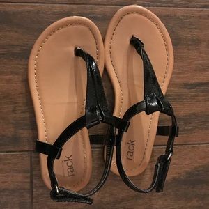 Super cute black sandals